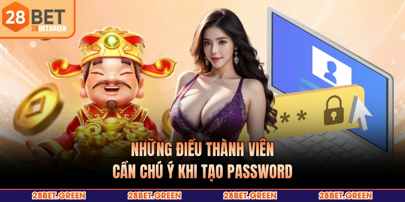 Những điều thành viên cần chú ý khi tạo password