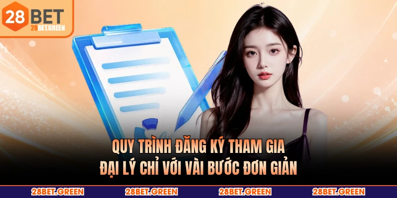 Quy trình đăng ký tham gia đại lý chỉ với vài bước đơn giản