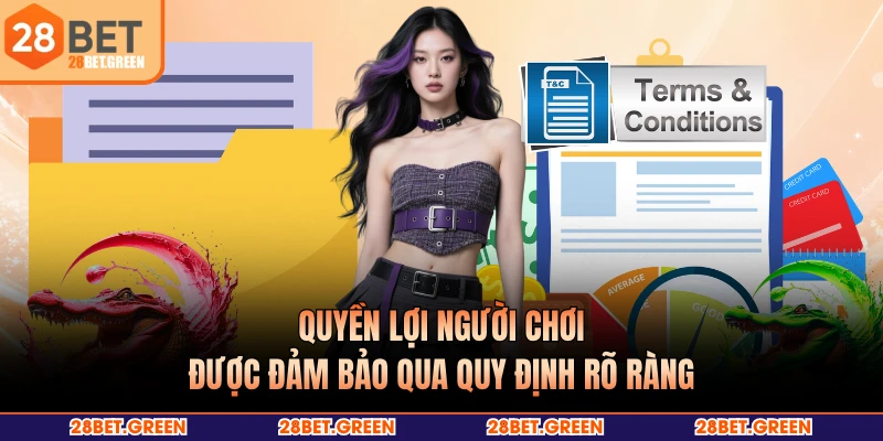 Quyền lợi người chơi được đảm bảo qua quy định rõ ràng
